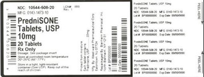 Prednisone Tablets (10544 508 20   0143 1473 10 Rev1)